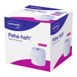 PEHA-HAFT Kiinnitysside lateksiton 8 cmx21 m, 1 kpl