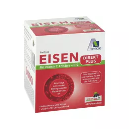 EISEN DIREKT plus C-vitamiini+foolihappo+B12-jauhe, 60 kpl