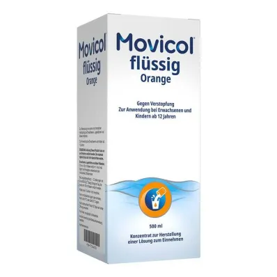 Movicol nestemäinen appelsiini, 500 ml