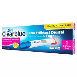 CLEARBLUE Raskaustesti Ultra varhaistesti digitaalinen, 1 kpl