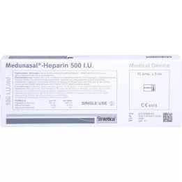 MEDUNASAL-Hepariini 500 I.U. Ampullit, 10x5 ml
