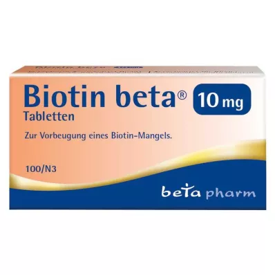 BIOTIN BETA 10 mg tabletit, 100 kpl BIOTIN BETA 10 mg tabletit, 100 kpl