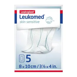 Leukomed® skin herkkä 8x10 cm, 5 kpl