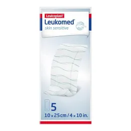 Leukomed® skin herkkä 10x25 cm, 5 kpl