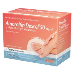 Amorolfin Dexcel® 50 mg/ml aktiivinen kynsilakka, 3 ml