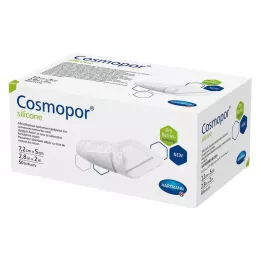 COSMOPOR silikoninen haavasidos 5x7,2 cm, 50 kpl
