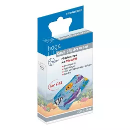 KINDERPFLASTER Ocean Fleece lapsille -nauhat 2x6 cm, 20 kpl