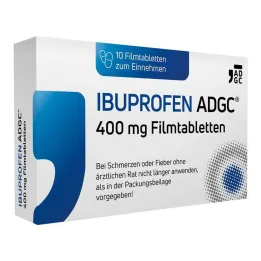 IBUPROFEN ADGC® 400 mg kalvopäällysteiset tabletit, 10 kpl