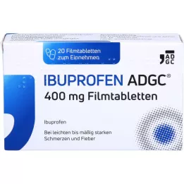 IBUPROFEN ADGC 400 mg kalvopäällysteiset tabletit, 20 kpl