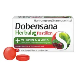 Dobensana Herbal Kirschgeschm.vit.c &amp; Sinkkipastiili.(16 kpl)