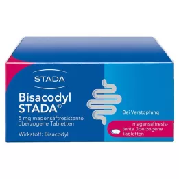 BISACODYL STADA 5 mg enterotablettia, päällystetty, 100 kpl