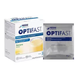OPTIFAST Juomabanaanijauhe, 8x55 g