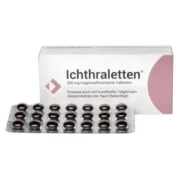Ichthraletten® 200 mg tabletit ruusufinniin, 168 kpl