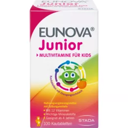 EUNOVA Junior Chewing -tabletit M.Orang Flavor, 100 kpl