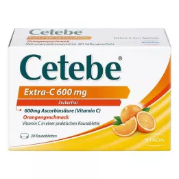 CETEBE Extra-C 600 mg purutabletit, 30 kpl