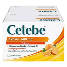 CETEBE Extra-C 600 mg purutabletit, 120 kpl