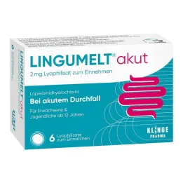 LINGUMELT akuutit suussa hajoavat tabletit, 6 kpl