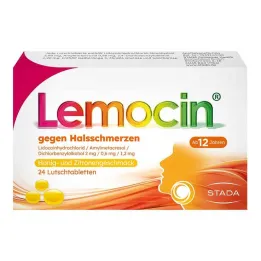 Lemocin® kurkkukipuun hunaja- ja sitruunamaku, 24 kpl