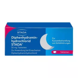 DIPHENHYDRAMINHYDROCHLORID STADA 50 mg tabletit, 20 kpl
