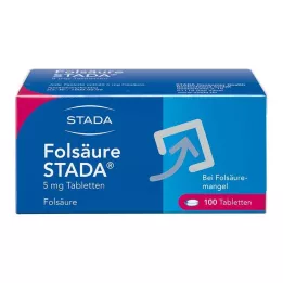 FOLSÄURE STADA 5 mg tabletit, 100 kpl