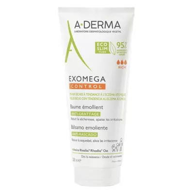 A-DERMA EXOMEGA CONTROL kosteuttava balsami, 200 ml