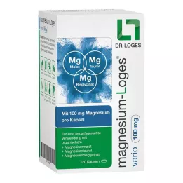 MAGNESIUM-LOGES vario 100 mg kapselit, 120 kpl