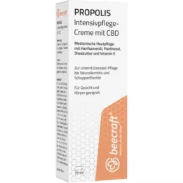 BEECRAFT Propolis CBD tehohoito Cream, 75 ml