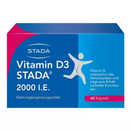 VITAMIN D3 STADA 2000 I.E. kapselit, 60 kpl