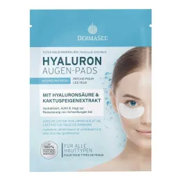 Dermasel Dead Sea Hyaluronic Eye Pads, 1 s