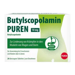 Butyyliskopolamiini PUREN 10 mg tabletit, 20 kpl