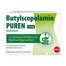 Butyyliskopolamiini PUREN 10 mg tabletit, 50 kpl