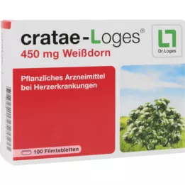 CRATAE-LOGES 450 mg hawthorn -kalvopäällystetyt tabletit, 100 kpl