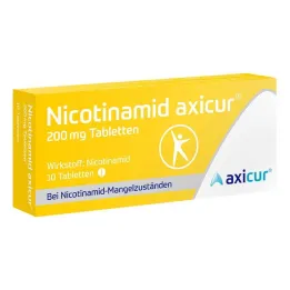 Nicotinamide axicur® 200 mg tabletit, 10 kpl