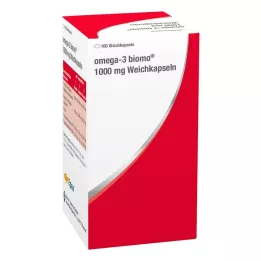 OMEGA-3 BIOMO 1000 mg pehmeät kapselit, 100 kpl