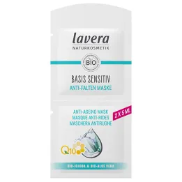 Lavera base herkkä naamio Q10, 2x5 ml