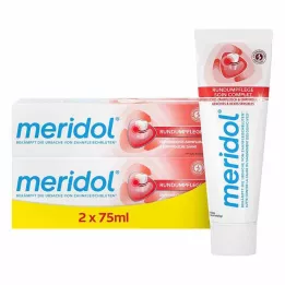 MERIDOL Monipuolinen hoitohammastahna, kaksoispakkaus, 2X75 ml