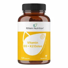D3-vitamiini + K2 Osteo 2 000 IU Vit.D3 + 80 µg K2 Kps, 120 kpl