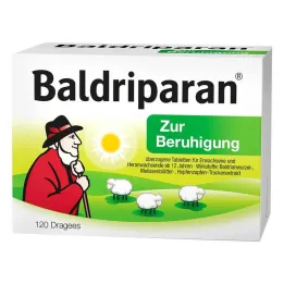 Rauhoitukseen päällystetyt Baldriparan-tabletit, 120 kpl
