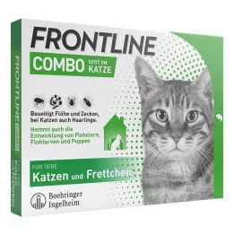 FRONTLINE Combo spot on cat -liuos iholle levitettäväksi, 6 kpl