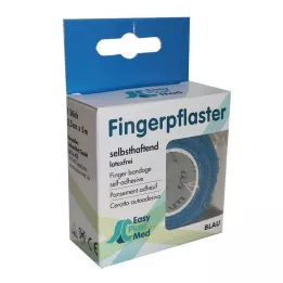 UM EASYPLAST Itseliimautuva sormilappu 2,5 cm x 5 m sininen, 1 kpl