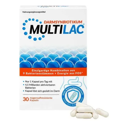 Multilac Synbiotic enterokapselit, 30 kpl Multilac Synbiotic enterokapselit, 30 kpl