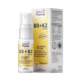 VITAMIN D3+K2 1000 IU suihke, 25 ml