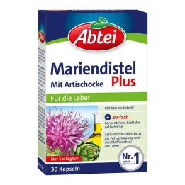 Abtei Mariendistel Plus kapselit artisokalla, 30 kpl