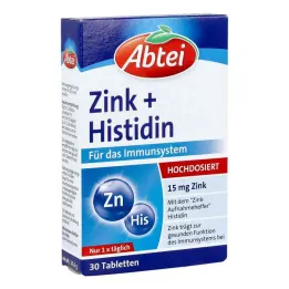 Abbey sinkki + histidiini tabletit (30 kpl)