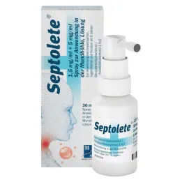 Septolete 1,5 mg/ml + 5 mg/ml suihke, 30 ml