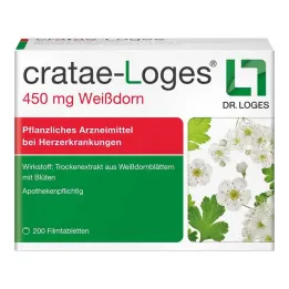 cratae-Loges 450 mg orapihlaja kalvopäällysteiset tabletit, 200 kpl