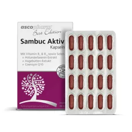 BEST EDITION Sambuc Aktiv kovat kapselit, 60 kpl