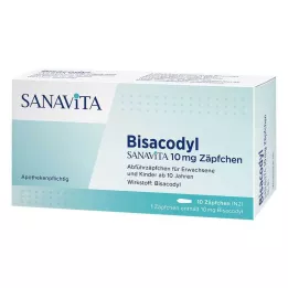 BISACODYL SANAVITA 10 mg peräpuikot, 10 kpl