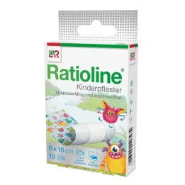 Ratioline lasten laastarit voidaan leikata kokoon 6 cmx1 m, 10 kappaletta