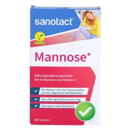 Sanotact Mannose+ tabletit (30 kpl)